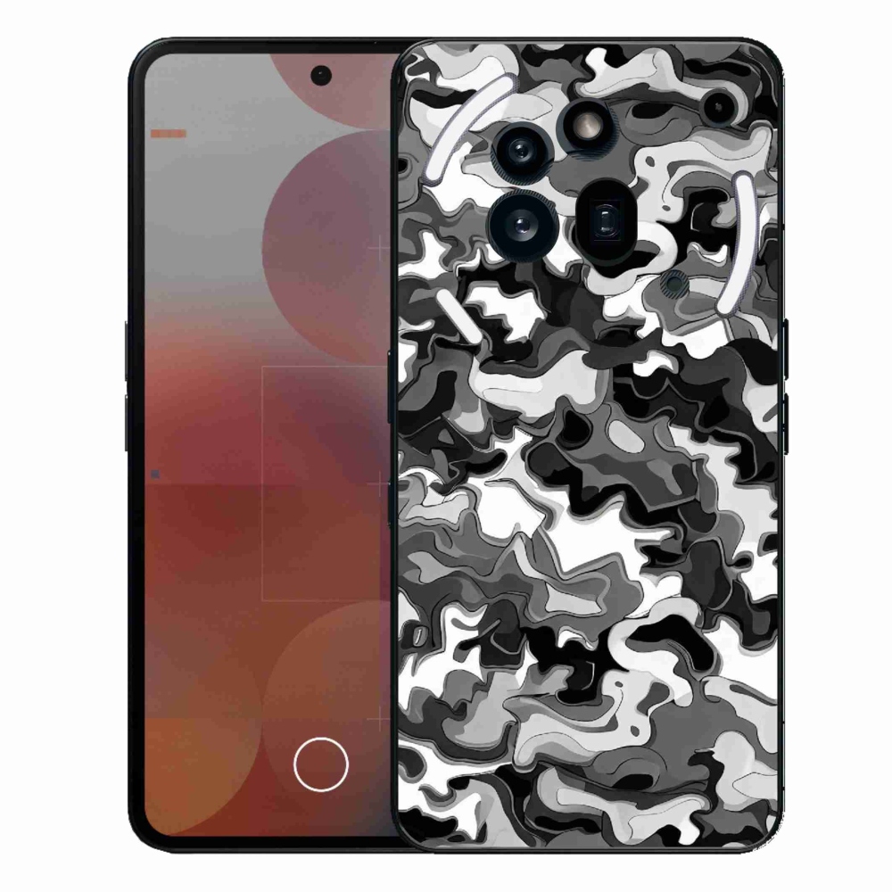 Gelový kryt mmCase na Nothing Phone (3a) Pro - maskáčový vzor 3