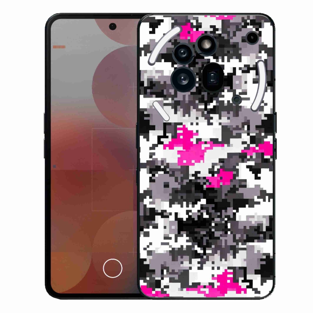 Gelový kryt mmCase na Nothing Phone (3a) Pro - maskáčový vzor 4