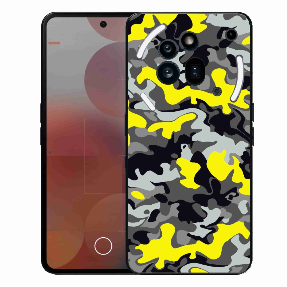 Gelový kryt mmCase na Nothing Phone (3a) Pro - maskáčový vzor 6