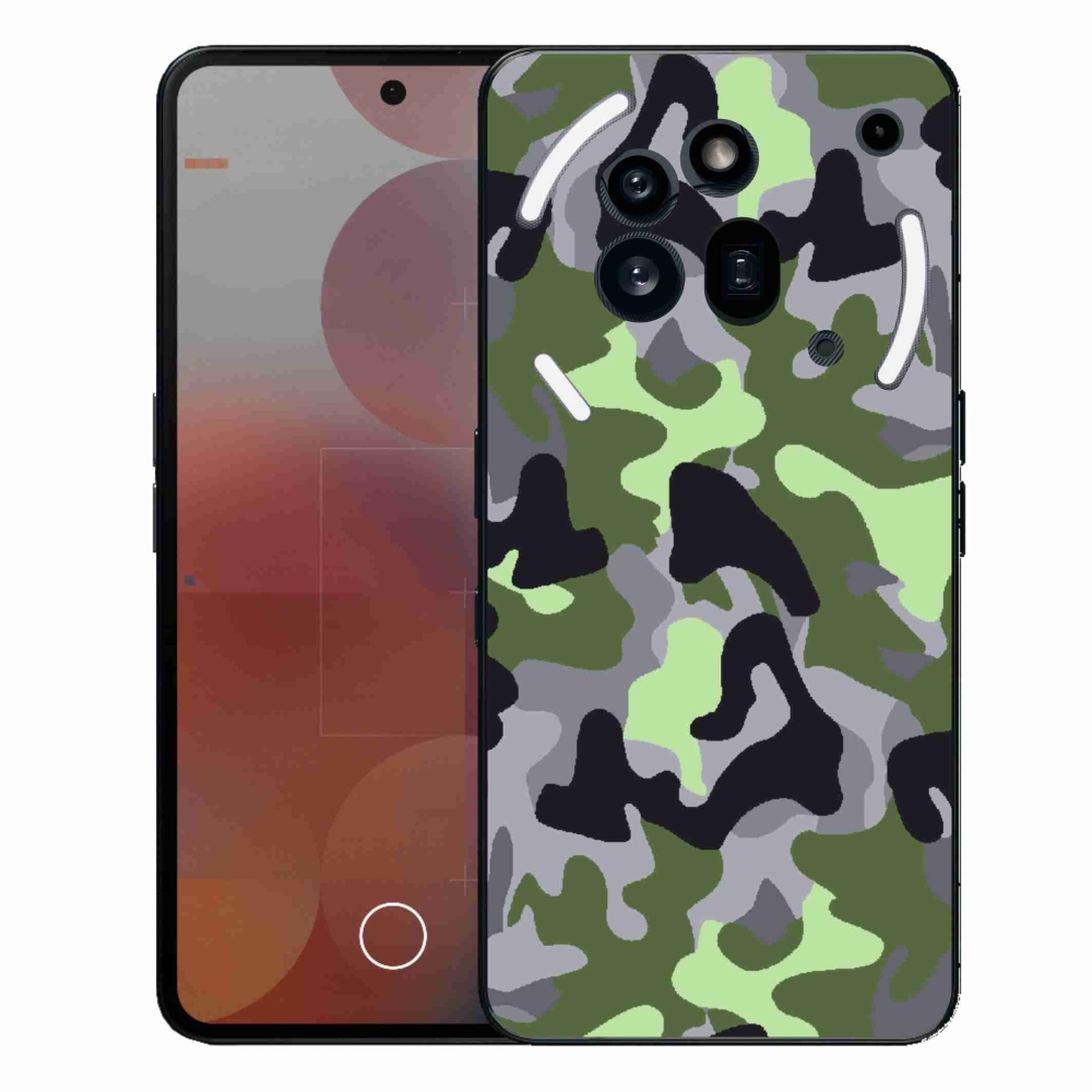 Gelový kryt mmCase na Nothing Phone (3a) Pro - maskáčový vzor 7