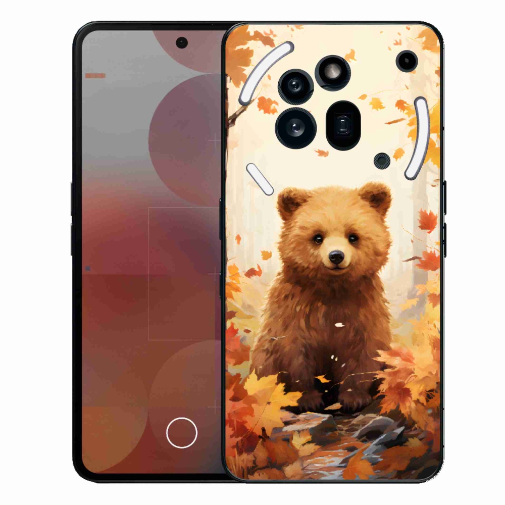 Gelový kryt mmCase na Nothing Phone (3a) Pro - medvěd v lese