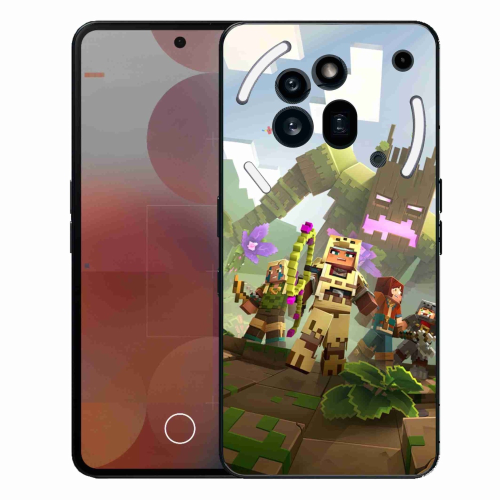 Gelový kryt mmCase na Nothing Phone (3a) Pro - minecraft 1