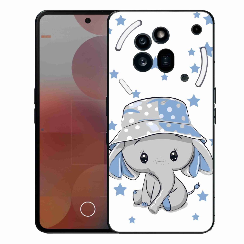 Gelový kryt mmCase na Nothing Phone (3a) Pro - modrý slon