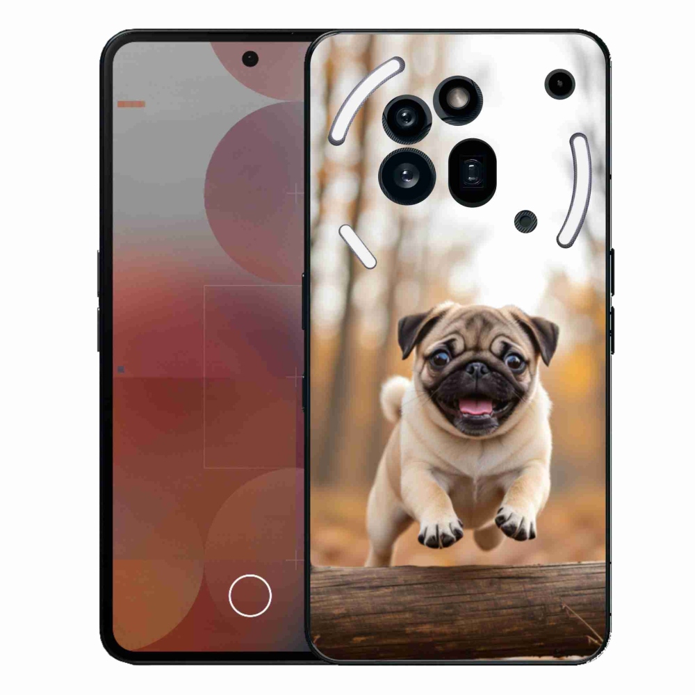 Gelový kryt mmCase na Nothing Phone (3a) Pro - mops 2