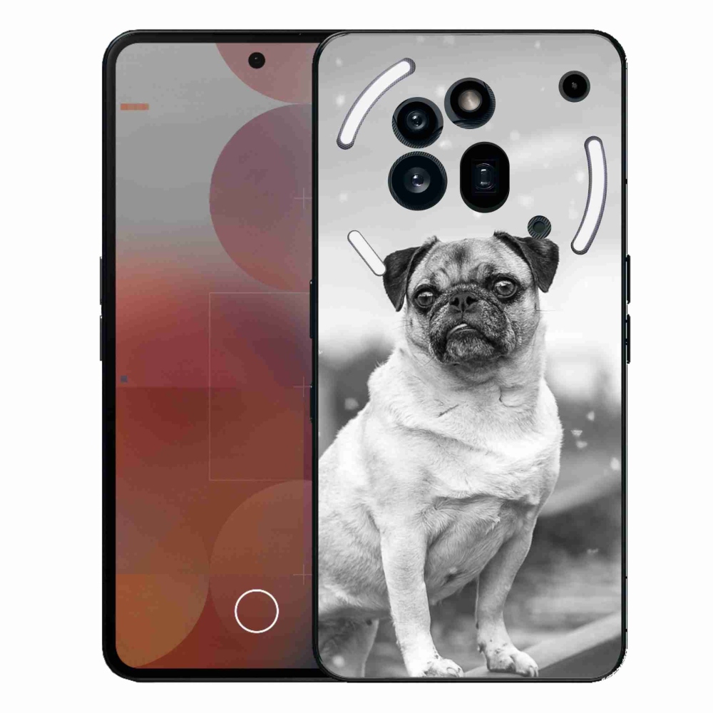 Gelový kryt mmCase na Nothing Phone (3a) Pro - mops