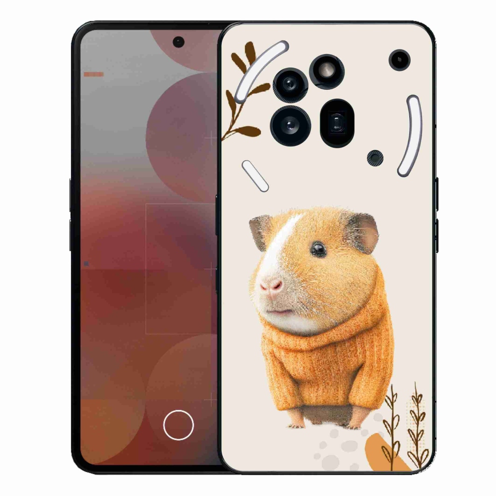 Gelový kryt mmCase na Nothing Phone (3a) Pro - morče ve svetru