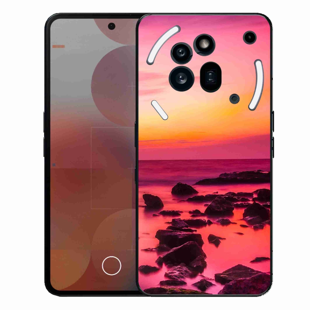 Gelový kryt mmCase na Nothing Phone (3a) Pro - moře a záře