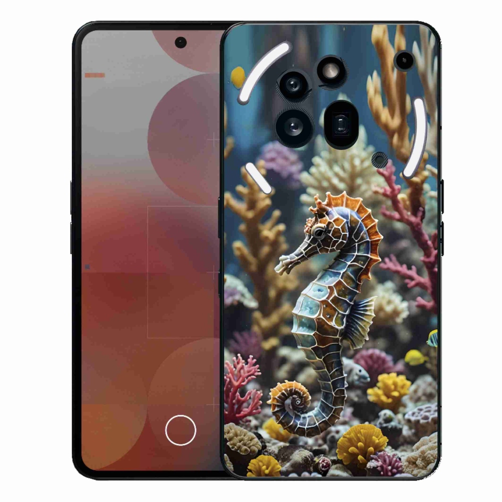 Gelový kryt mmCase na Nothing Phone (3a) Pro - mořský koník 2