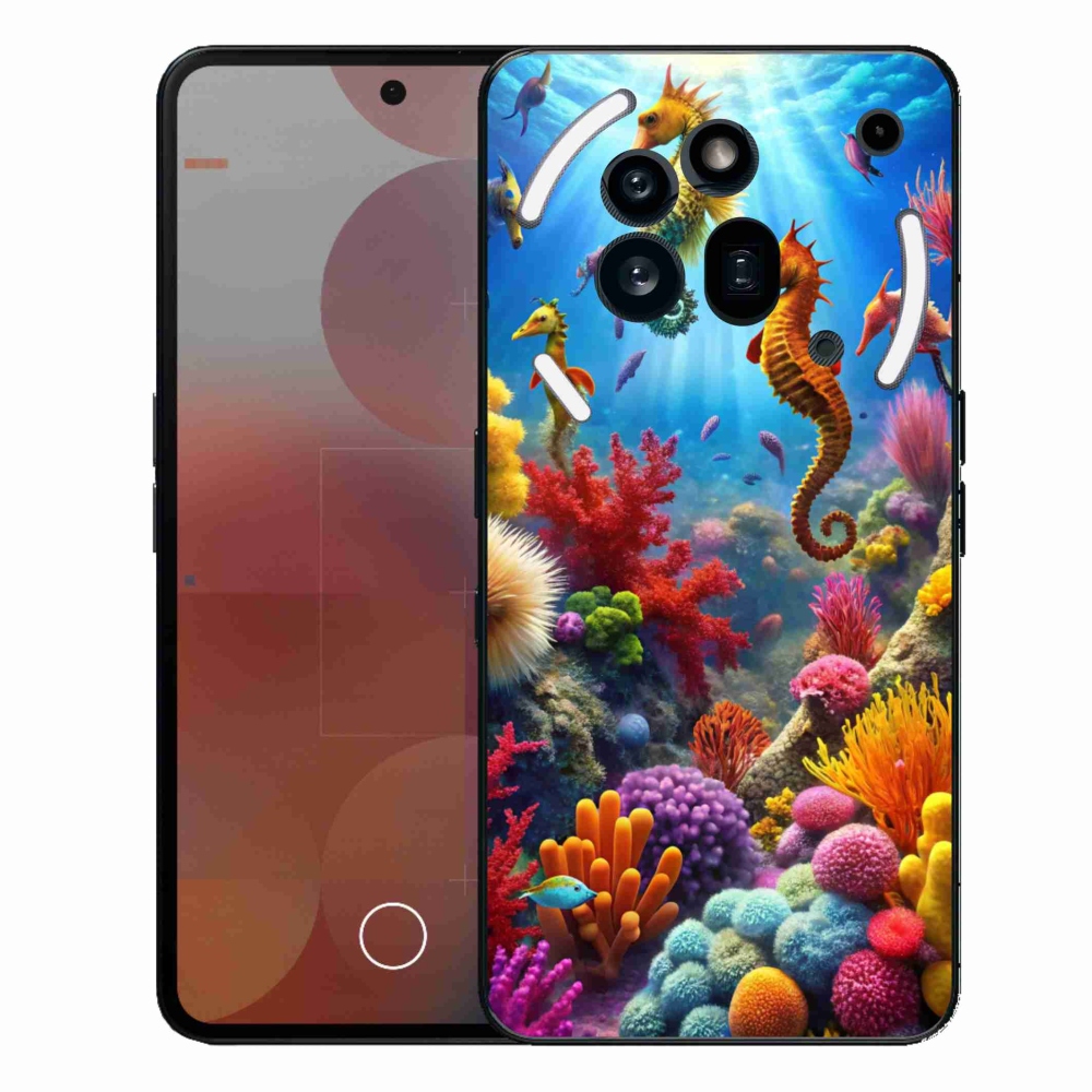 Gelový kryt mmCase na Nothing Phone (3a) Pro - mořský svět 3