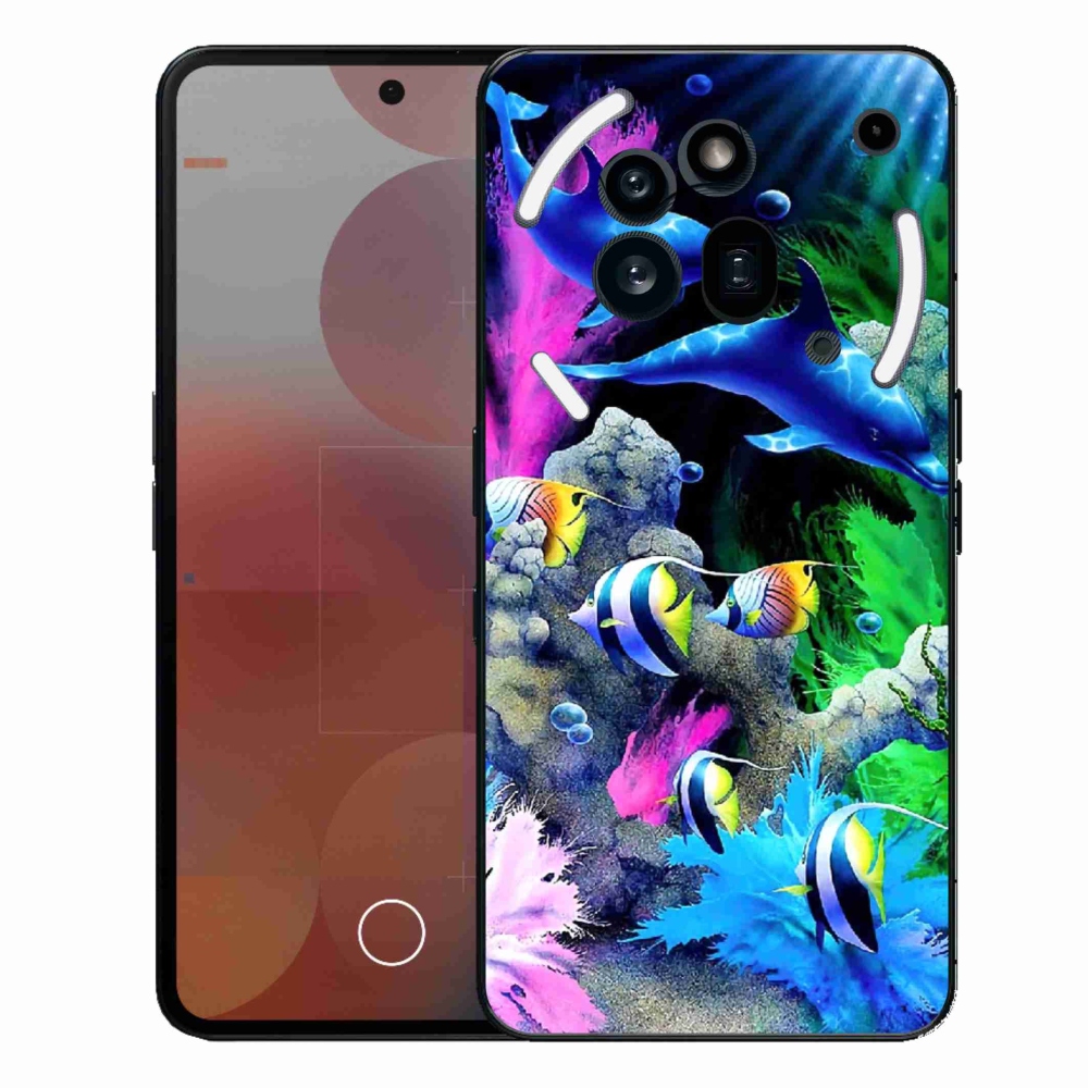 Gelový kryt mmCase na Nothing Phone (3a) Pro - mořský svět