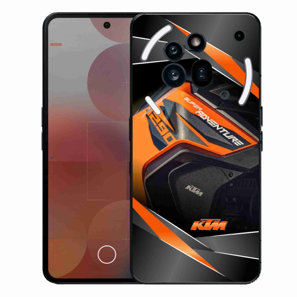 Gelový kryt mmCase na Nothing Phone (3a) Pro - motorka ktm