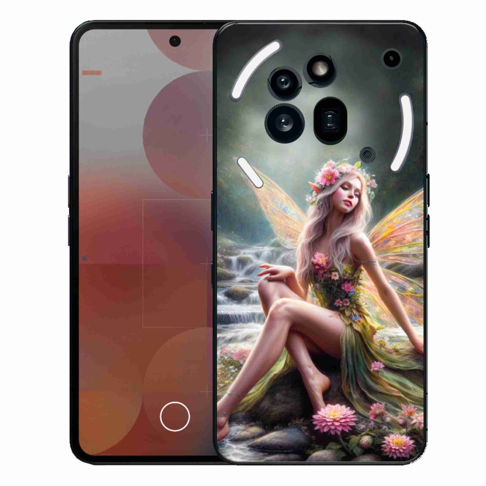 Gelový kryt mmCase na Nothing Phone (3a) Pro - motýlí žena 1