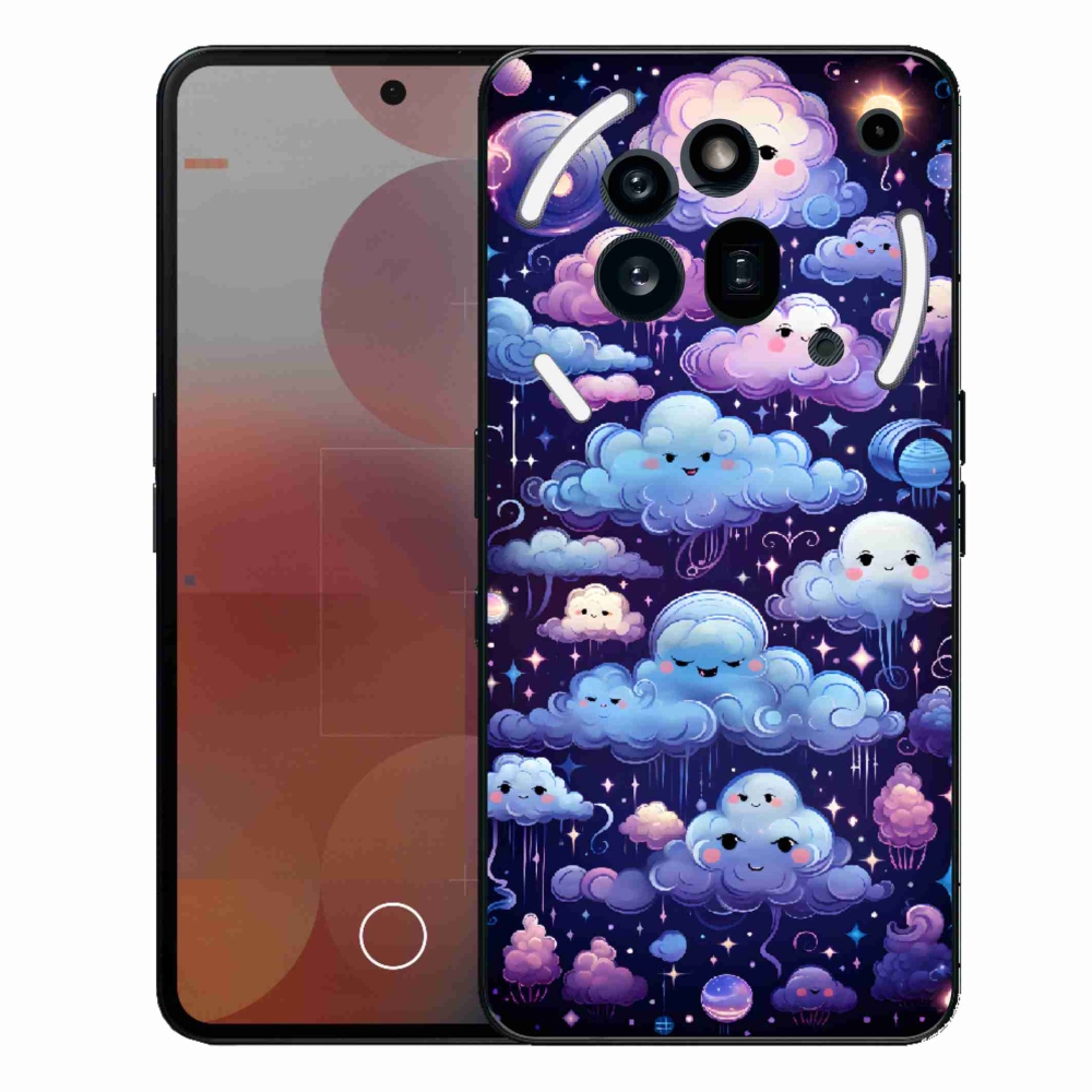 Gelový kryt mmCase na Nothing Phone (3a) Pro - mráčky
