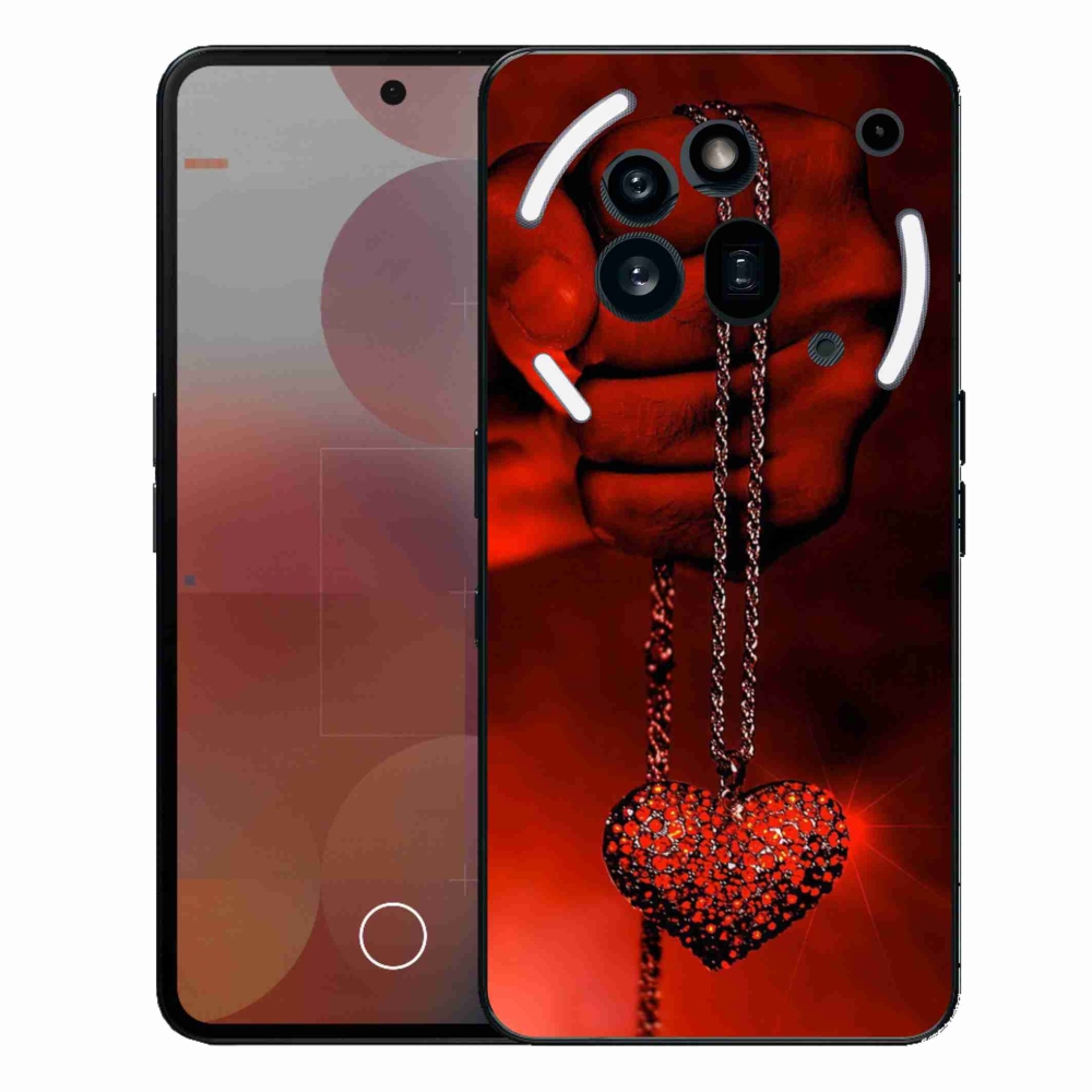 Gelový kryt mmCase na Nothing Phone (3a) Pro - náhrdelník