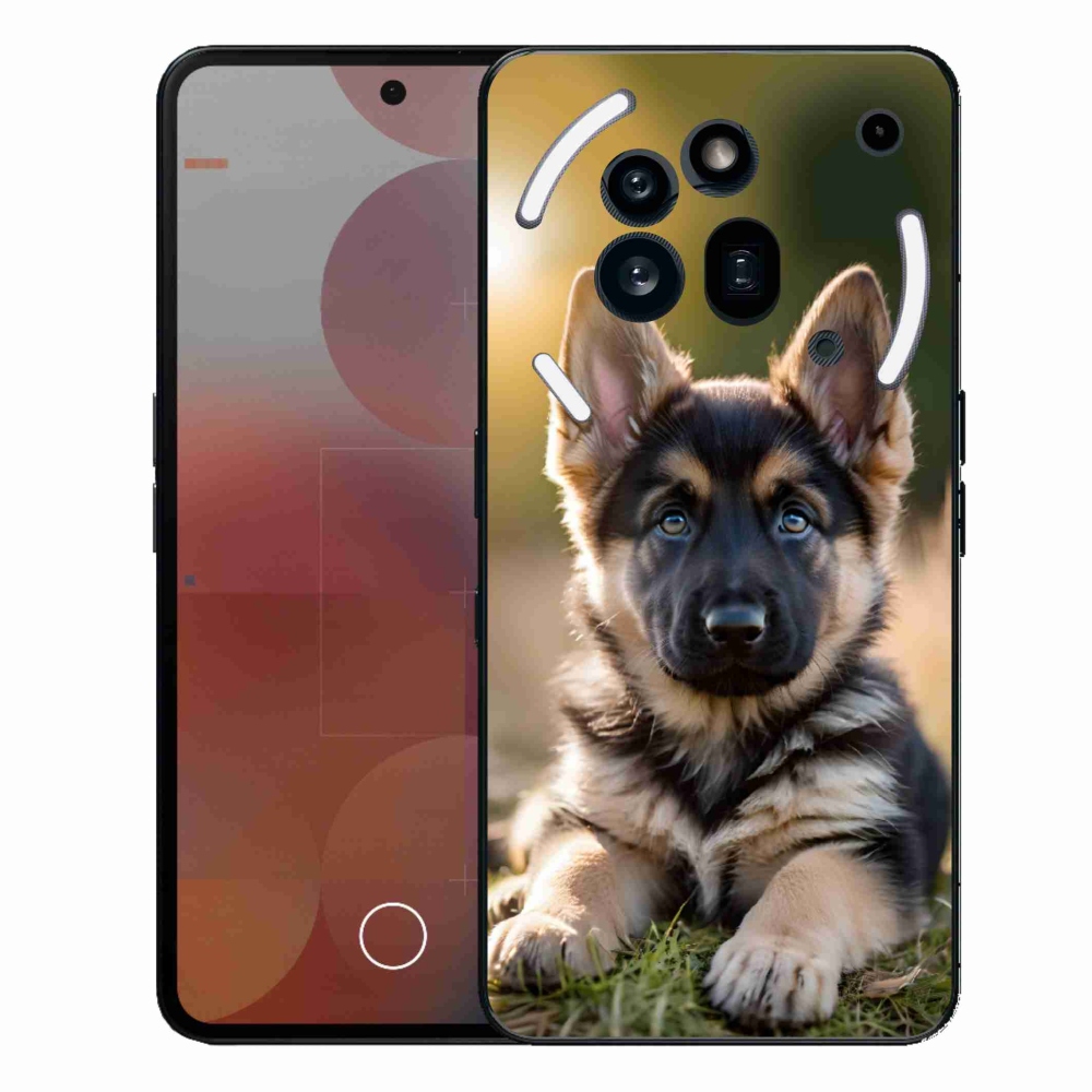Gelový kryt mmCase na Nothing Phone (3a) Pro - německý ovčák v přírodě