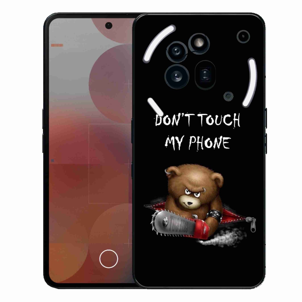 Gelový kryt mmCase na Nothing Phone (3a) Pro - nesahej na telefon