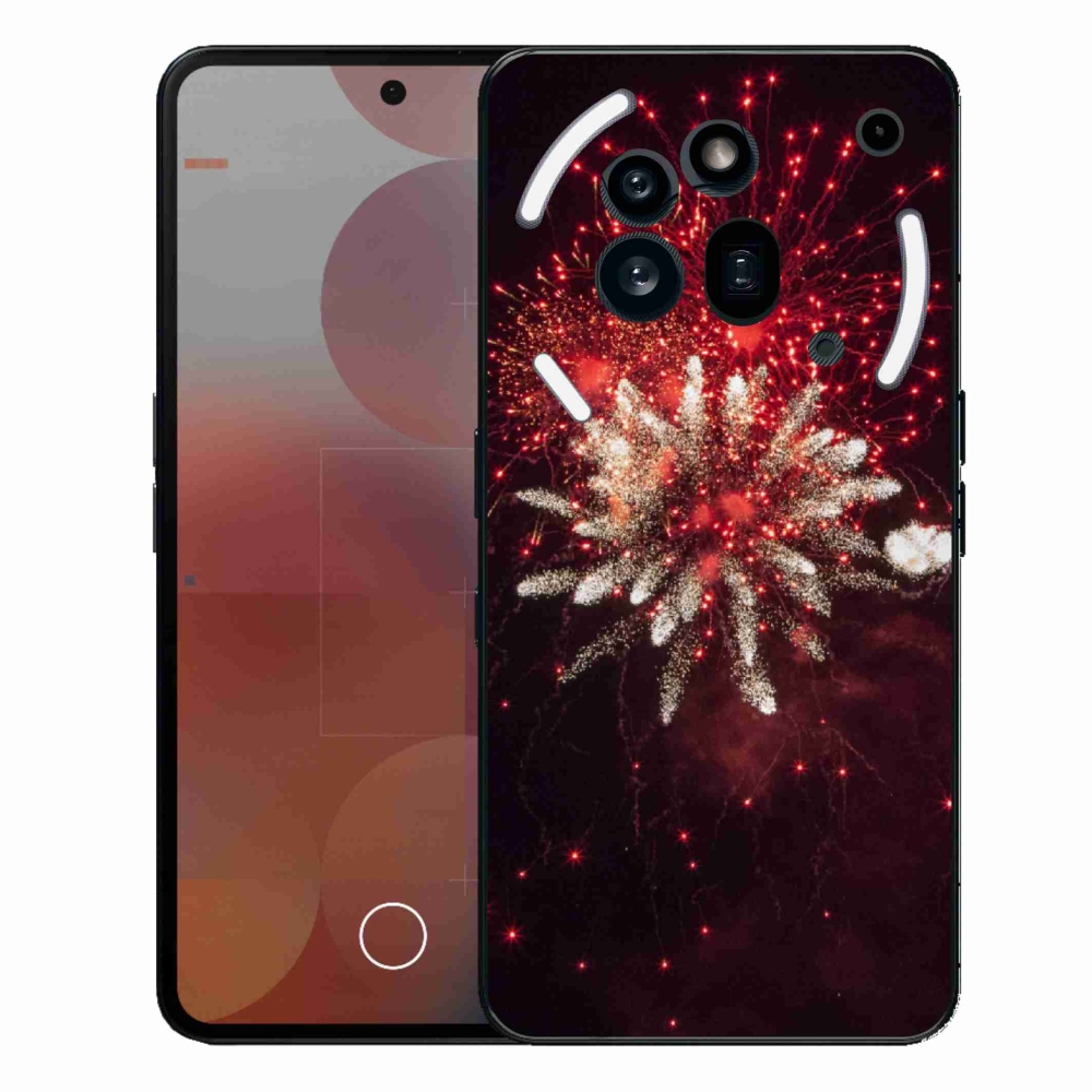 Gelový kryt mmCase na Nothing Phone (3a) Pro - ohňostroj