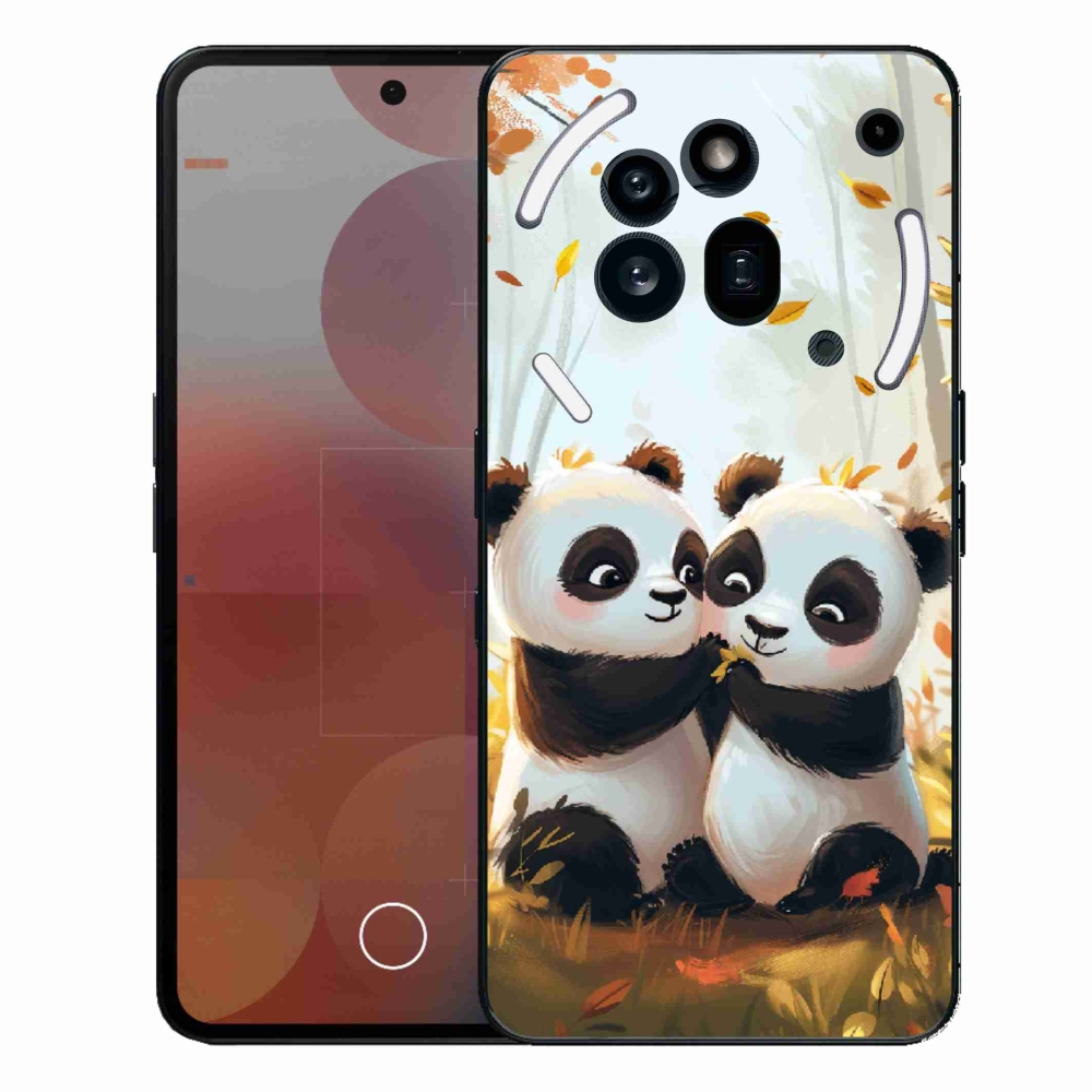 Gelový kryt mmCase na Nothing Phone (3a) Pro - pandy