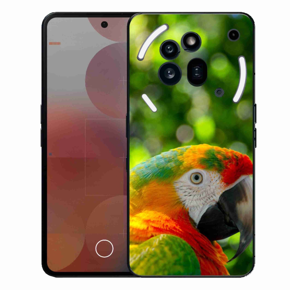 Gelový kryt mmCase na Nothing Phone (3a) Pro - papoušek ara 3
