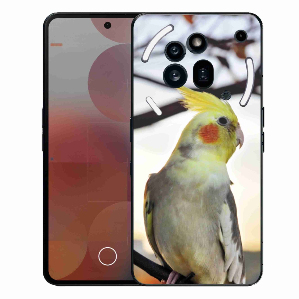 Gelový kryt mmCase na Nothing Phone (3a) Pro - papoušek korela