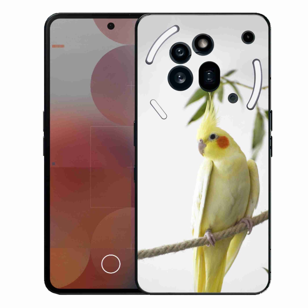 Gelový kryt mmCase na Nothing Phone (3a) Pro - papoušek korela chocholatá