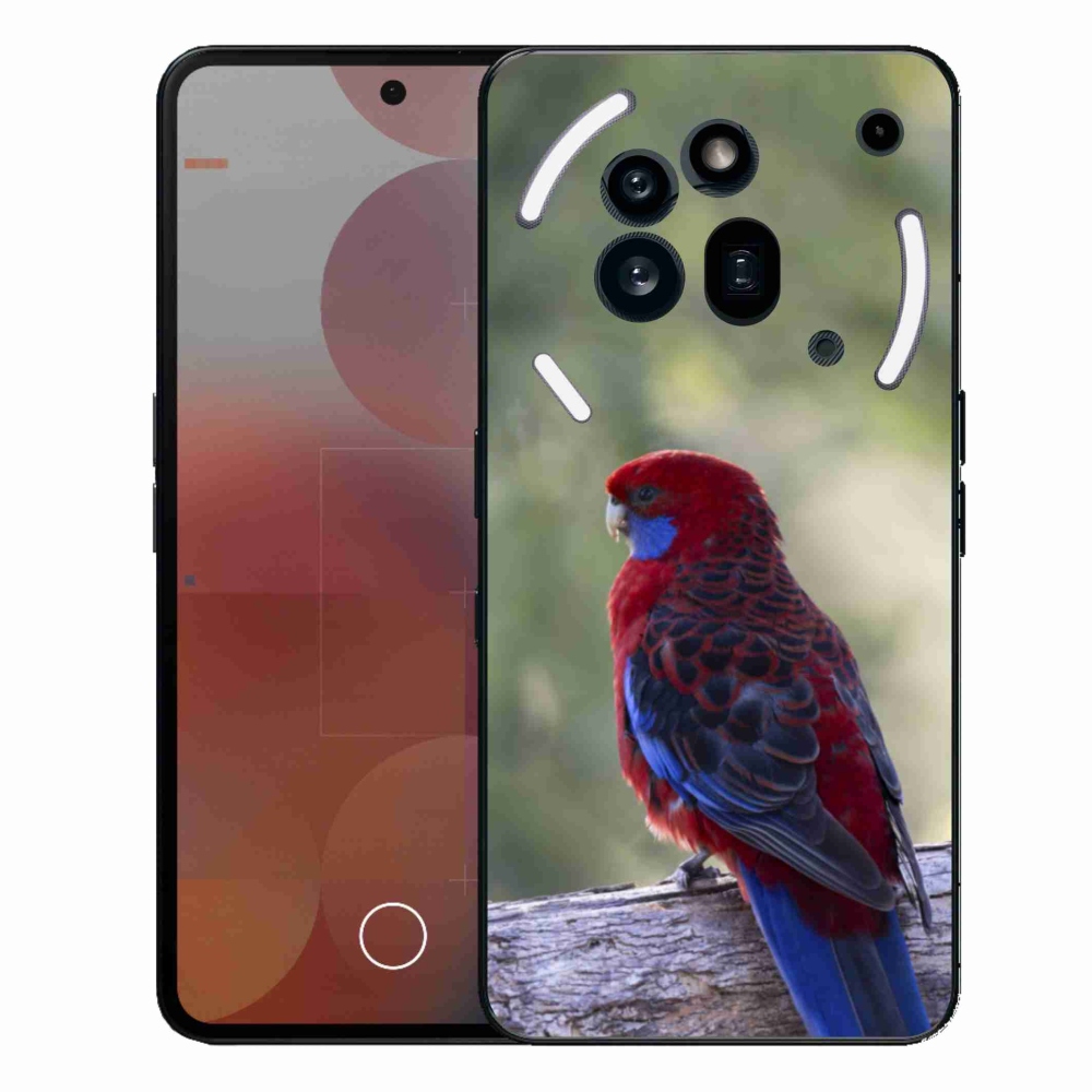 Gelový kryt mmCase na Nothing Phone (3a) Pro - papoušek rosela