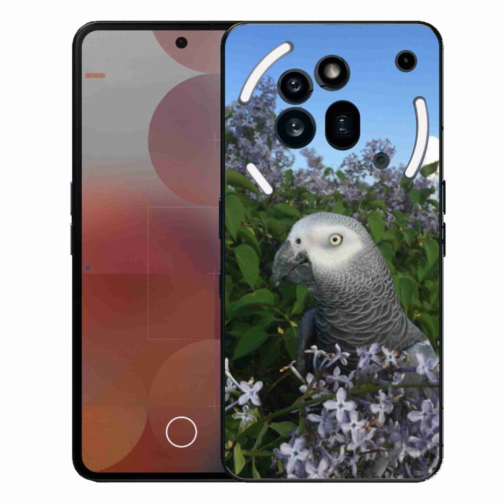 Gelový kryt mmCase na Nothing Phone (3a) Pro - papoušek žako