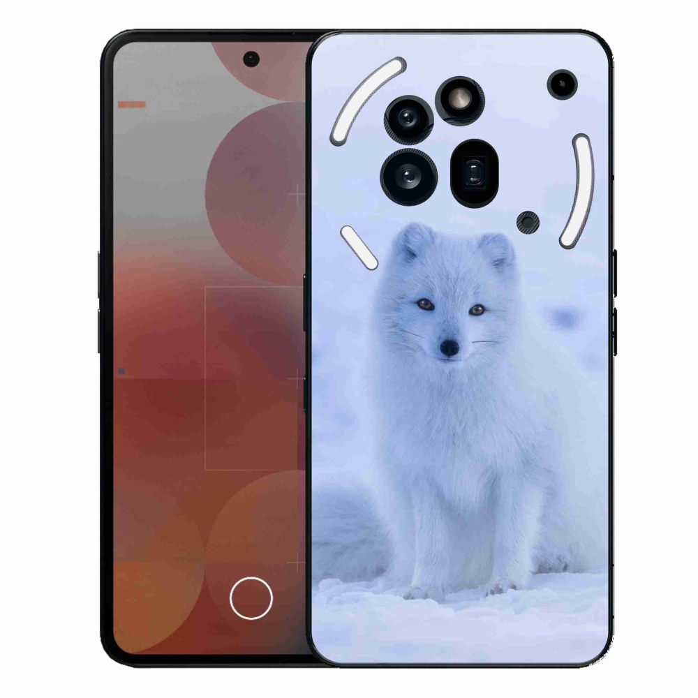 Gelový kryt mmCase na Nothing Phone (3a) Pro - polární liška