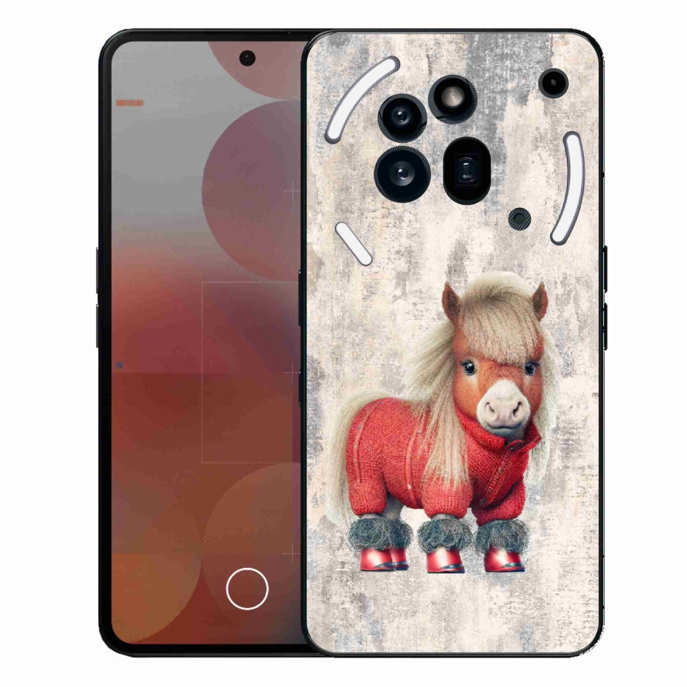 Gelový kryt mmCase na Nothing Phone (3a) Pro - poník ve svetru
