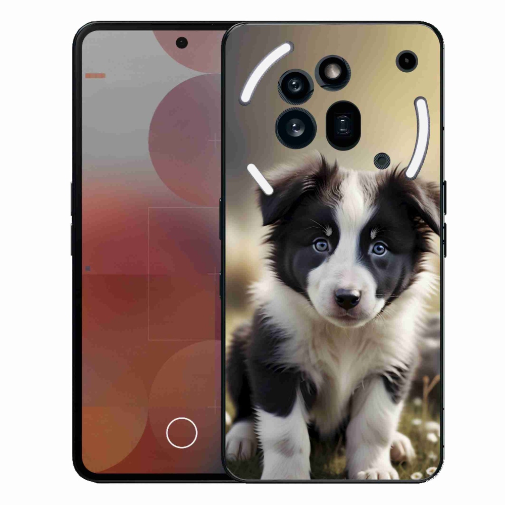 Gelový kryt mmCase na Nothing Phone (3a) Pro - roztomilá border kolie