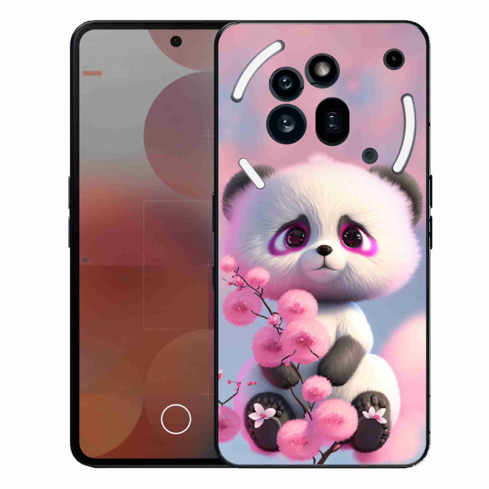 Gelový kryt mmCase na Nothing Phone (3a) Pro - roztomilá panda 1