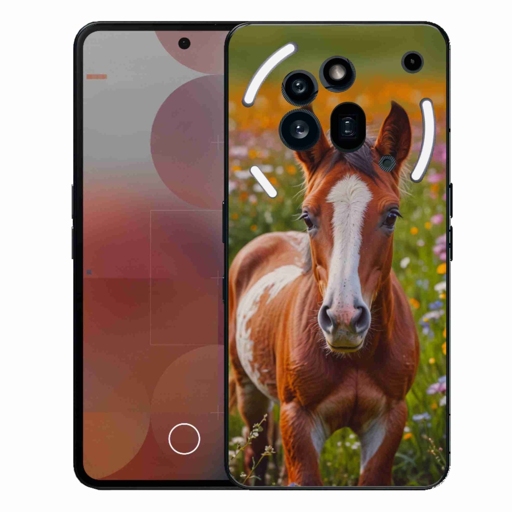 Gelový kryt mmCase na Nothing Phone (3a) Pro - roztomilé hříbě
