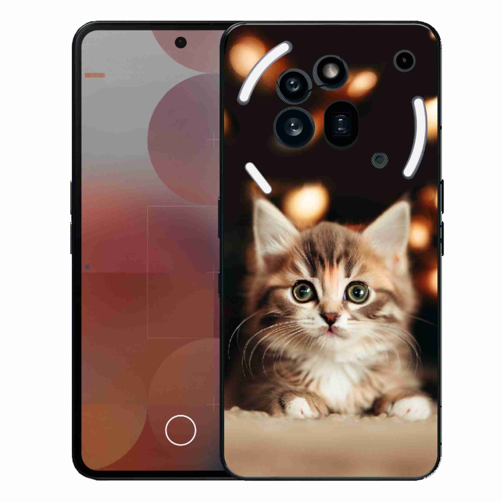 Gelový kryt mmCase na Nothing Phone (3a) Pro - roztomilé kotě 2