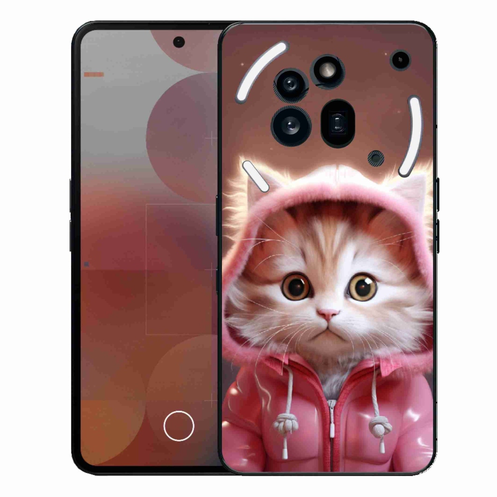 Gelový kryt mmCase na Nothing Phone (3a) Pro - roztomilé kotě 3