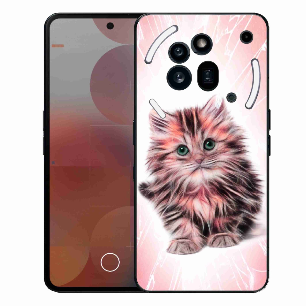 Gelový kryt mmCase na Nothing Phone (3a) Pro - roztomilé kotě