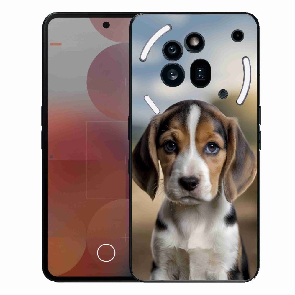 Gelový kryt mmCase na Nothing Phone (3a) Pro - roztomilý bígl