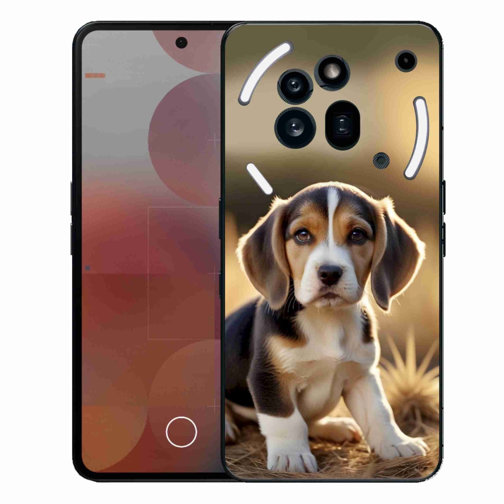 Gelový kryt mmCase na Nothing Phone (3a) Pro - roztomilý bígl