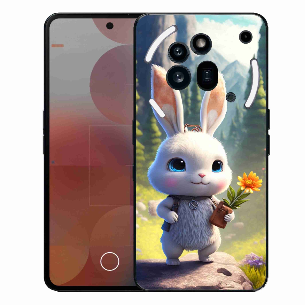 Gelový kryt mmCase na Nothing Phone (3a) Pro - roztomilý králíček