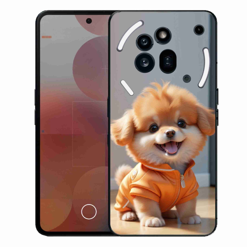 Gelový kryt mmCase na Nothing Phone (3a) Pro - roztomilý pomeranian v mikině