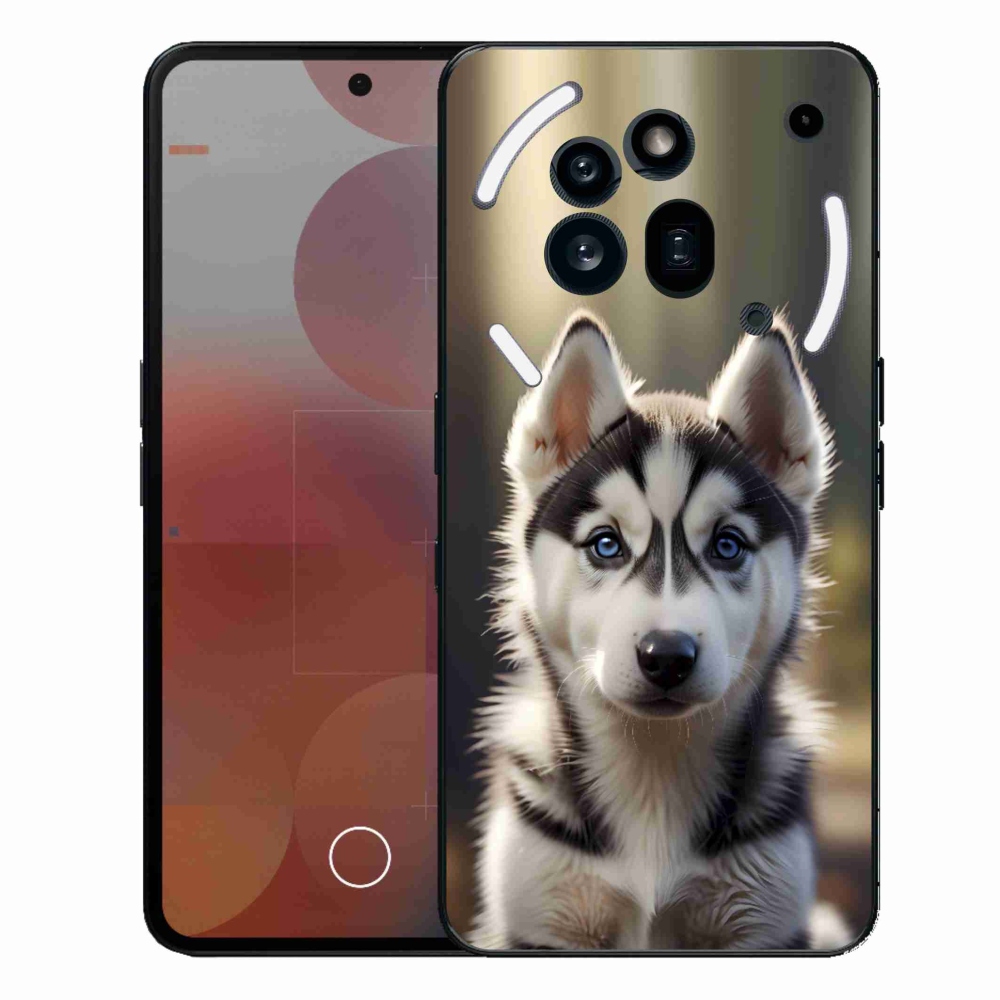 Gelový kryt mmCase na Nothing Phone (3a) Pro - roztomilý sibiřský husky