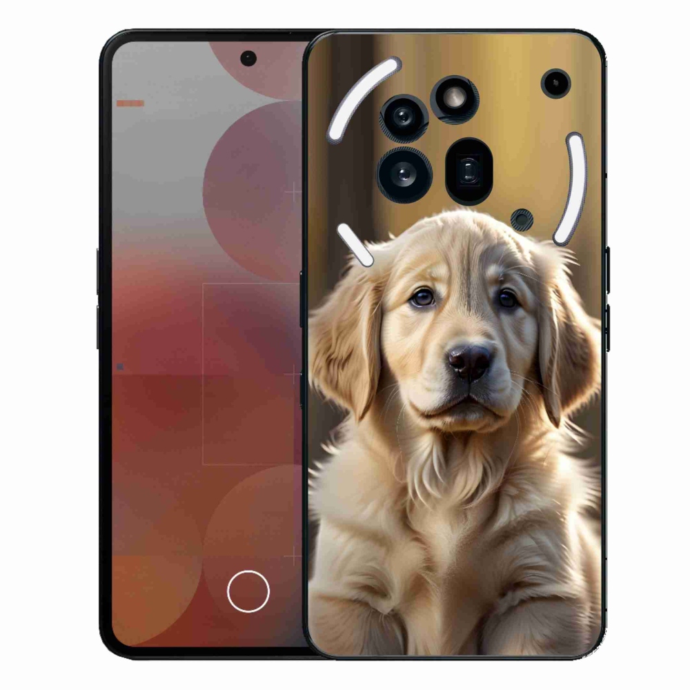 Gelový kryt mmCase na Nothing Phone (3a) Pro - roztomilý zlatý retrívr