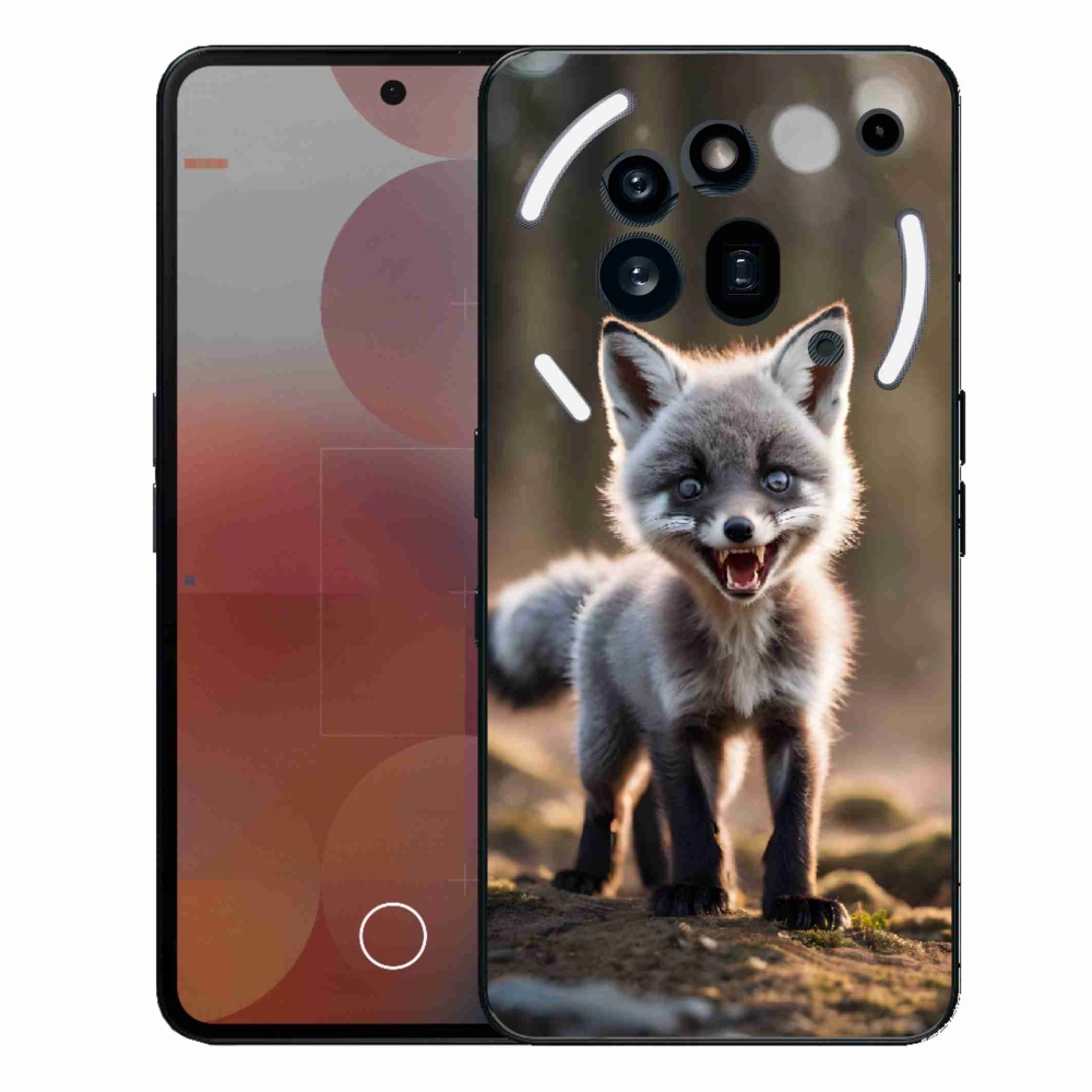 Gelový kryt mmCase na Nothing Phone (3a) Pro - rozzuřená liška