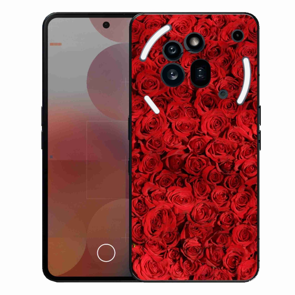 Gelový kryt mmCase na Nothing Phone (3a) Pro - růže