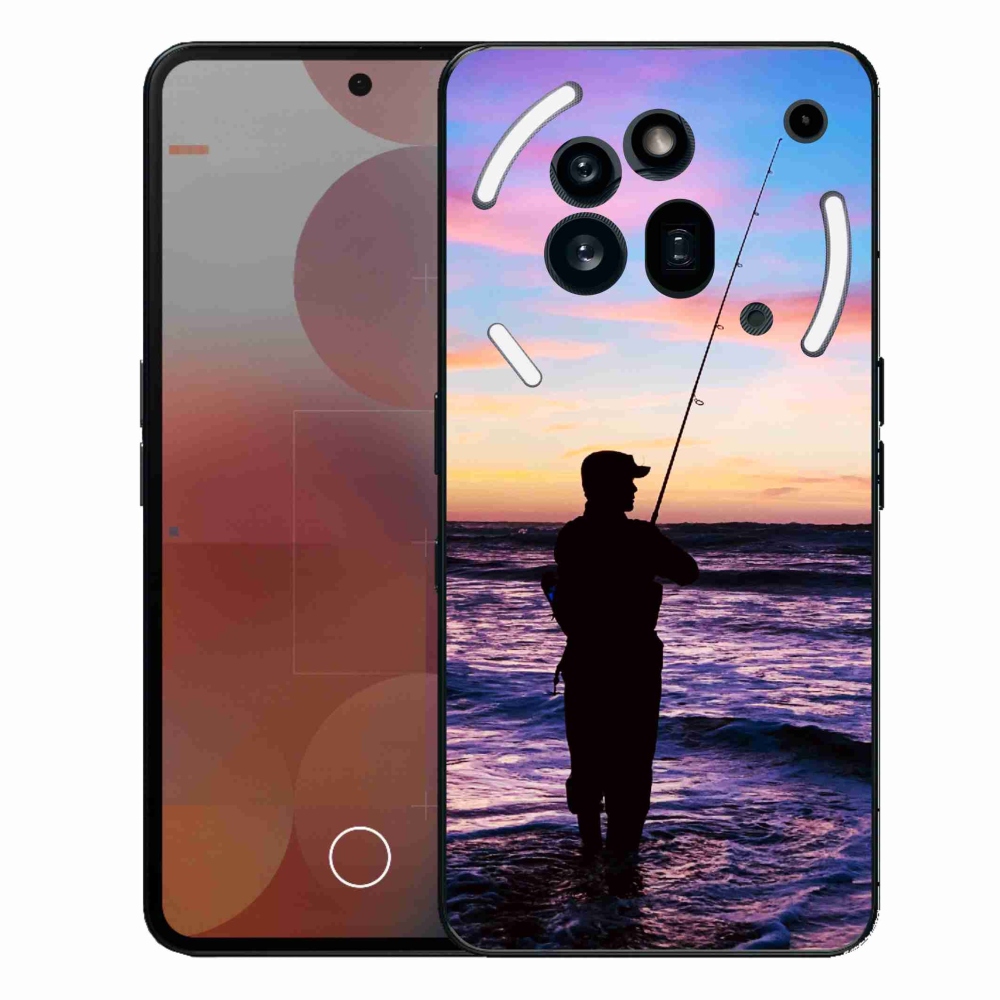 Gelový kryt mmCase na Nothing Phone (3a) Pro - rybaření 1