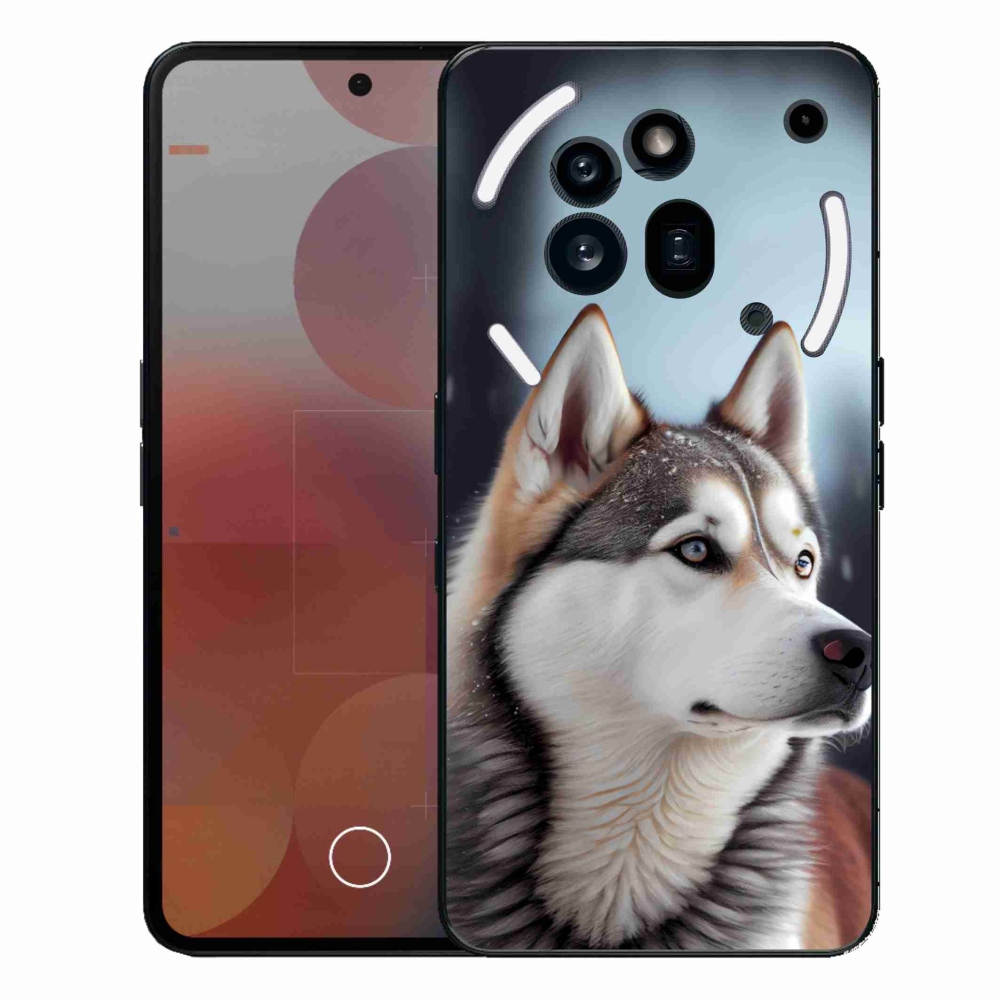 Gelový kryt mmCase na Nothing Phone (3a) Pro - sibiřský husky