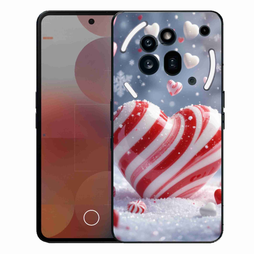 Gelový kryt mmCase na Nothing Phone (3a) Pro - sladké srdce