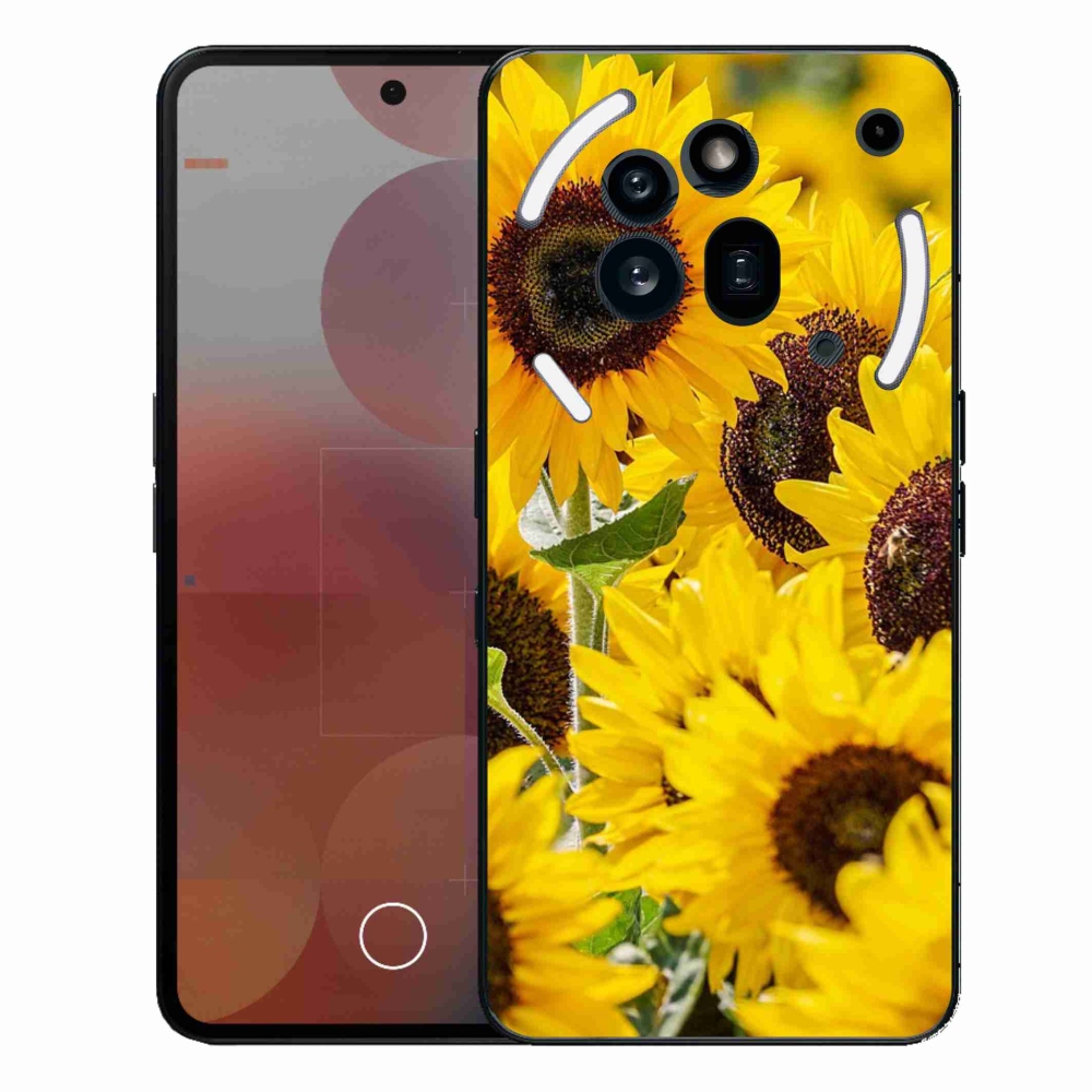 Gelový kryt mmCase na Nothing Phone (3a) Pro - slunečnice