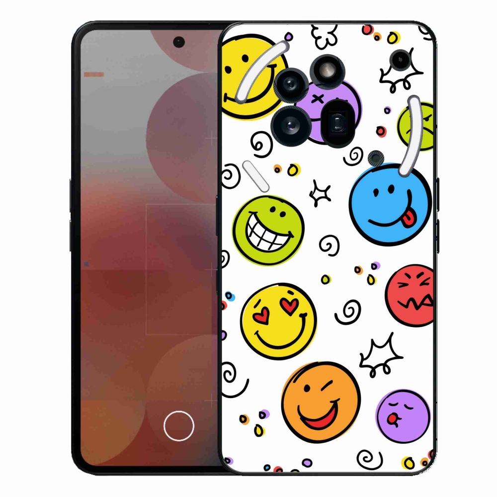 Gelový kryt mmCase na Nothing Phone (3a) Pro - smajlíci