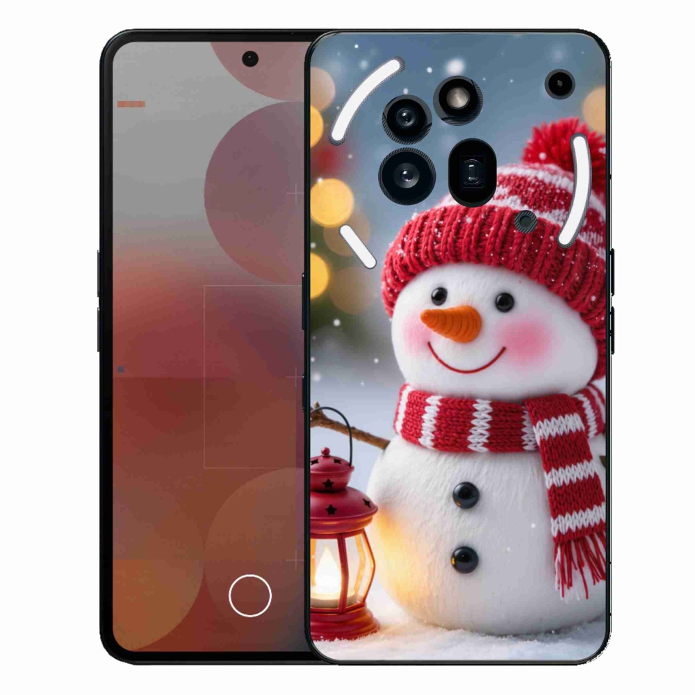 Gelový kryt mmCase na Nothing Phone (3a) Pro - sněhulák 2