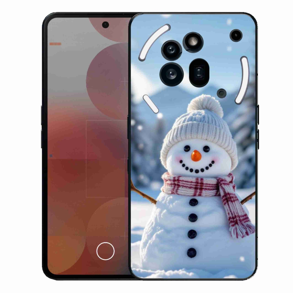 Gelový kryt mmCase na Nothing Phone (3a) Pro - sněhulák 3